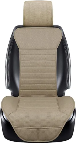 Vista 10 de Funda protectora de lujo para asiento de coche en cuero sintético - Funda para asiento delantero - Funda para base de asiento individual