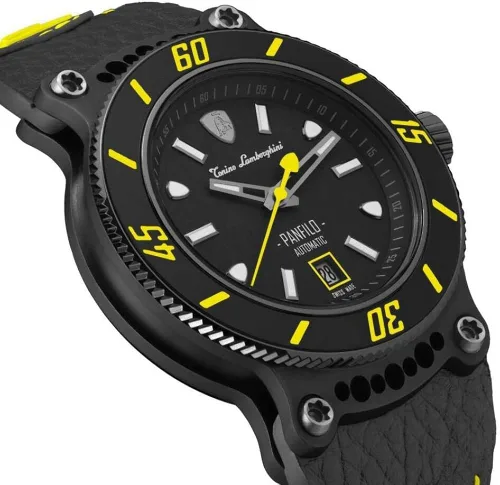 Vista 3 de Tonino Lamborghini Panfilo - Reloj automático amarillo TLF-T03-5