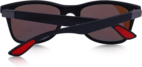 Vista 3 de Gafas de sol polarizadas con remaches rectangulares ultraligeras, protección UV 100%