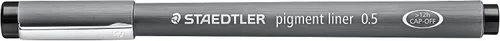 Vista 5 de Staedtler Forro de pigmentos, bolígrafo de punta fina para dibujar, dibujar, diario, 0.197 in, negro, 308 005-9
