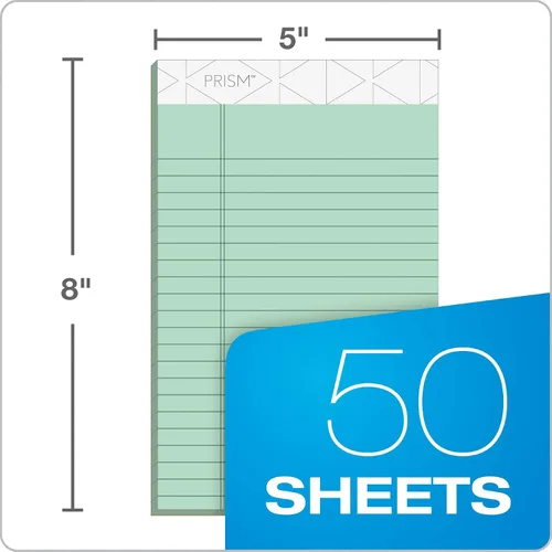 Vista 21 de Tops Prism Plus - Bloc legal de 5 x 8 pulgadas, perforado, gris, regla estrecha, 50 hojas por bloc de escritura, paquete de 12 (63060)