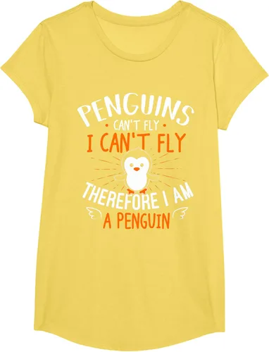 Vista 62 de Penguins Can't Fly Shirt - Camiseta de regalo para amantes de los pingüinos, Azul Azul Marino