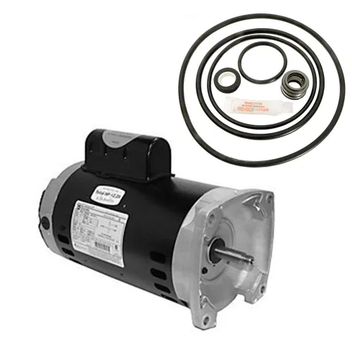 Vista 4 de Puri Tech Kit de motor de repuesto para Sta-Rite Dyna-Glas 1HP MPRA6E147L AO Smith USQ1102 con GO-KIT-47