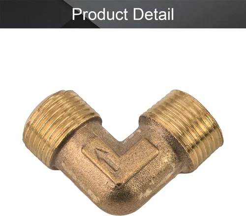 Vista 3 de Othmro Conector de compresor de aire codo de cobre 16.2 × 16.2 1pcs