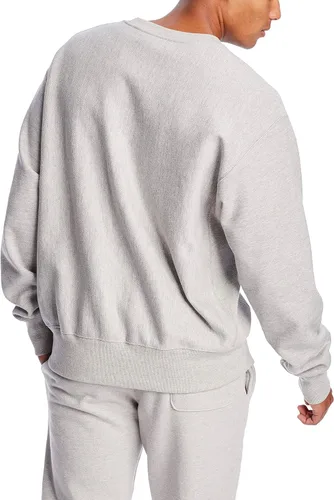 Vista 2 de Champion Sudadera para hombre, tejido inverso, sudadera de forro polar con cuello redondo, sudaderas pesadas