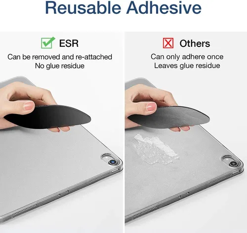 Vista 3 de ESR Soporte delgado para mouse mágico, con adhesivo reutilizable, sin residuos de pegamento, bolsa elástica compacta/funda de transporte, se puede