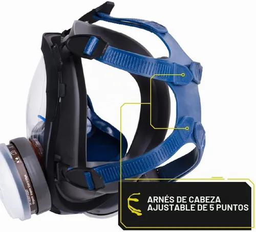 Vista 9 de Parcil Distribution Full Face Respirator with Filter