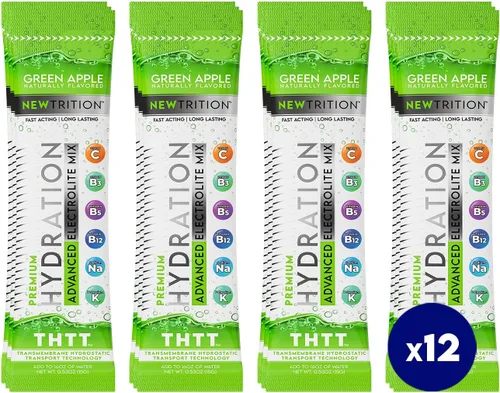 Vista 5 de Polvo de hidratación, paquetes de polvo de electrolitos, paquetes hidratantes con sabor natural para agua, electrolitos hidratantes de acción rápida
