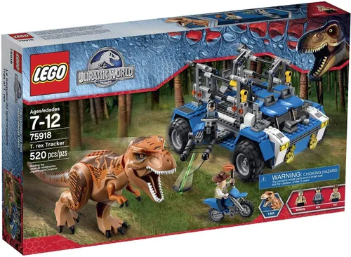 Vista 9 de LEGO Jurassic World T. Rex Tracker 75918 juego para armar