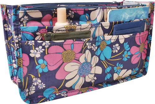 Vista 2 de Bolso de mano estilo cartera de Vercord para mujer con organizador incorporado, estampado bien definido, con manijas y cremallera, tamaño 2
