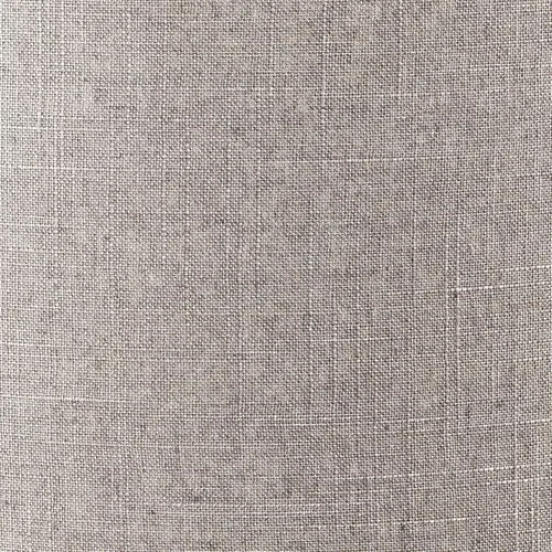 Vista 2 de Pantalla de lámpara de tambor grande de lino gris (premontada) 15 pulgadas superior x 16 pulgadas inferior x 11 pulgadas de alto x 11 pulgadas