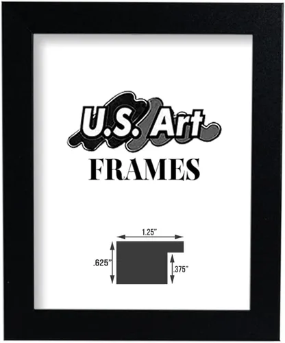 Vista 70 de Marco de fotos de 4 x 6 pulgadas, acabado envuelto suave, plano de 1.25 pulgadas de ancho, bronce oscuro envejecido, 100% madera americana compuesta