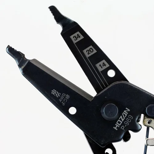 Vista 3 de Hozan P-969 - Cortador de alambre de precisión, corta cables planos rectos y corta cables eléctricos sin aplastar la forma del cable