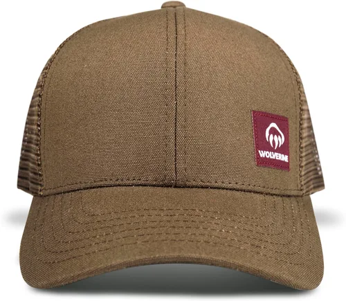 Vista 29 de Wolverine Gorra Trucker Parte trasera de malla Snapback Ajustable Resistente Duradero Workwear 1883 - Oliva negra