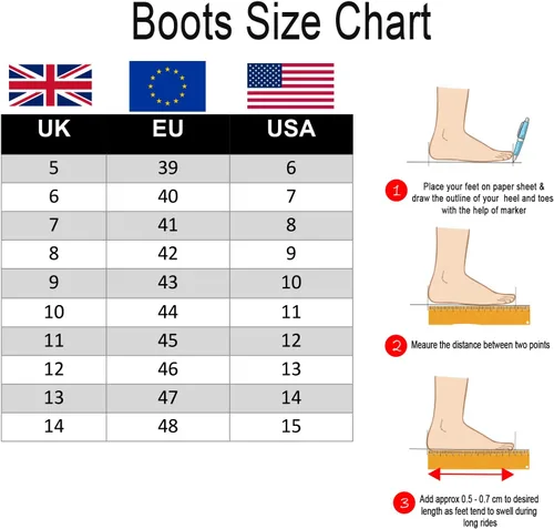 Vista 5 de PROFIRST Botas de cuero para motocicleta, impermeables, con suela de goma, Original YKK Zip TPO, zapatos de protección TPO, tobillo corto, zapatos