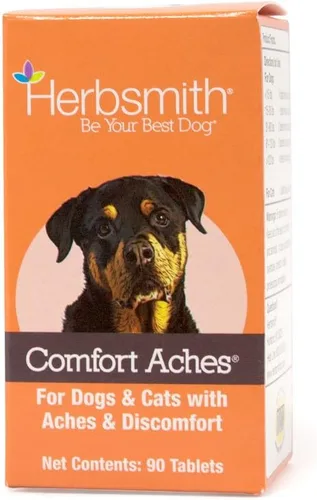 Vista 15 de Herbsmith Dolores de confort – Alivio del dolor a base de hierbas para perros + gatos – para dolores de mascotas + dolores – Suplemento