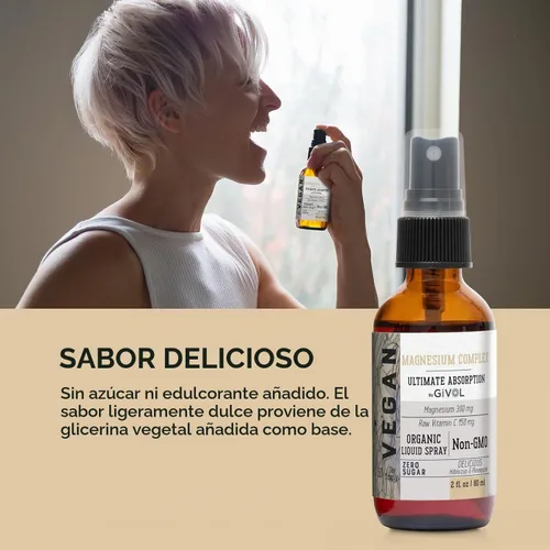 Vista 6 de Tri Magnesio Complejo Spray, Sin Azúcar – Hecho en Estados Unidos – 2 FL oz/2 fl oz