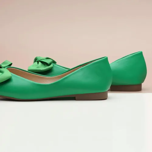 Vista 3 de C.Paravano Zapatos planos de mujer I Zapatos de punta cuadrada para mujer I Zapatos planos I Zapatos planos para mujer I Zapatos planos para mujer I