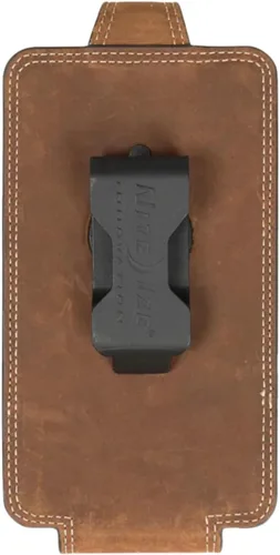 Vista 2 de Funda para teléfono celular de cuero con doble puntada y concho de ARIAT – Compatible con iPhone 17 Pro Max/Galaxy S24 Ultra y teléfonos grandes