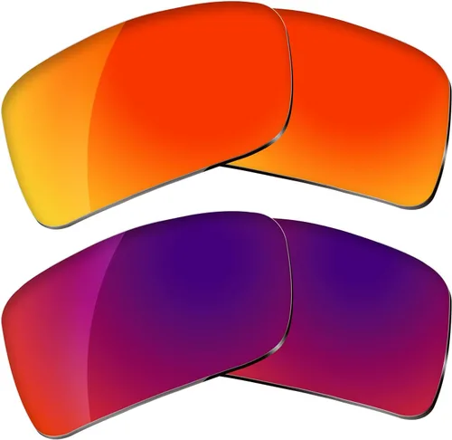 Vista 18 de Dynamix Lentes de repuesto polarizadas para Oakley Gascan Fácil de instalar Ajuste perfecto Rojo fuego Fire Red