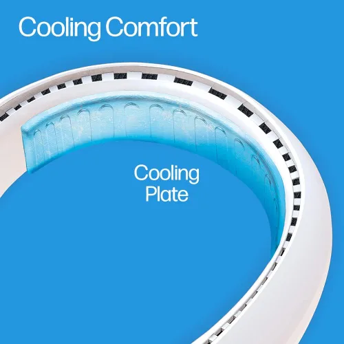 Vista 5 de Arctic Air Freedom Ultra - Ventilador de cuello de 3 velocidades, ventilador pequeño para uso en exteriores e interiores, ventilador recargable por