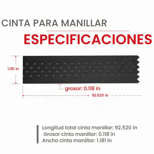 Vista 2 de CNC Cinta para manillar de bicicleta de carretera, 0.1 in, paquete de 2 Negro
