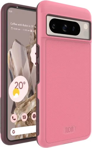 Vista 27 de TUDIA MergeGrip [Compatible con Magsafe] Funda para Google Pixel 7a 2023, [Probada contra caídas de grado militar] Borde elevado para protección