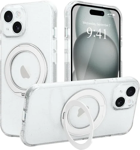 Vista 32 de Funda para iPhone 16 Pro Max, compatible con Magsafe, color negro