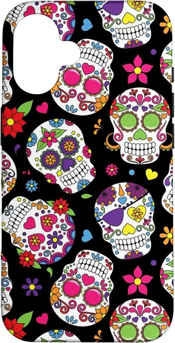 Vista 32 de Dead Sugar Skulls Case Sugar Skull Day of The Dead Case for iPhone 17