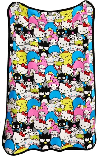 Vista 13 de Sanrio Cinnamoroll Bedding - Manta de felpa de 90 x 62 pulgadas, suave y acogedora manta Kawaii para sofá, cama y viajes, regalo coleccionable