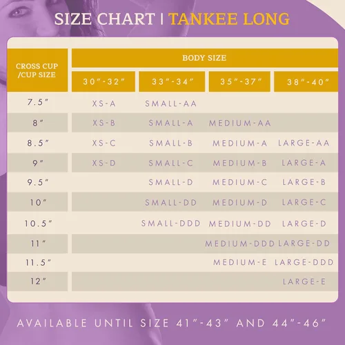 Vista 5 de Shapeez Tankee Long brasier calmante en la espalda ultra cómodo con aros estilo tanque