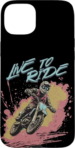 Vista 9 de Live to Ride Dirt Bike Motocross Racing Motorcycle Riding Case for iPhone 16