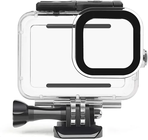 Vista 6 de SHOOT Kit de funda impermeable para GoPro Hero 12/11/10/9, carcasa protectora de buceo, con protector de pantalla y 12 piezas antivaho inserto