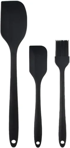 Vista 7 de Espátula de silicona, utensilios de cocina para hornear Espátula para tarro Paquete de 1 unidad