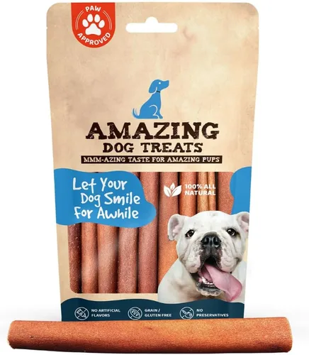 Vista 14 de Amazing Dog Treats Barra de Colágeno de 6 Pulgadas - (10 Unidades) - Barras de Colágeno para Perros - Huesos para Perros Sin Cuero