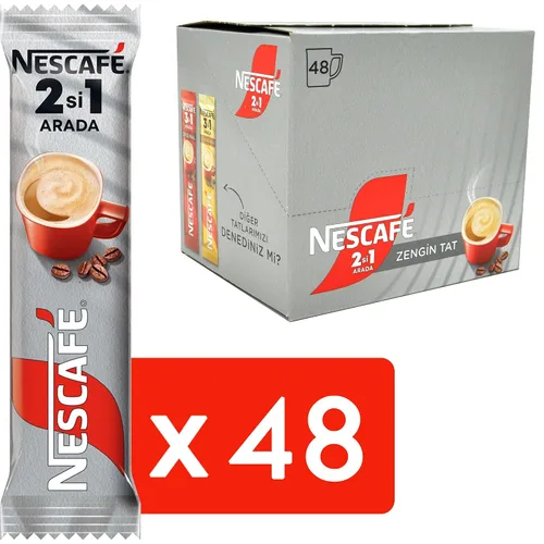 Vista 5 de Nescafe 2 en 1 sin azúcar 48 palitos