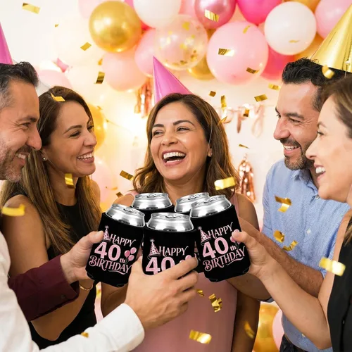 Vista 6 de Fundas enfriadoras de latas personalizadas, paquete de 30 unidades, enfriadores de latas a granel, funda aislante de bebidas plegable, enfriadores