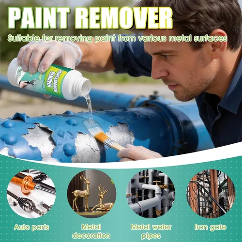 Vista 4 de JAOJAO Removedor avanzado de pintura y barniz para metal, se disuelve