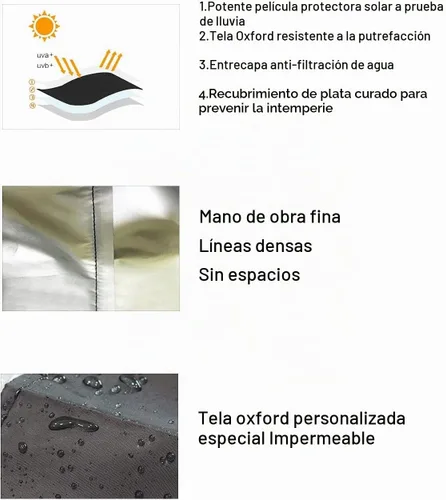 Vista 4 de Cubierta portátil para lavadora/secadora para máquina de carga frontal, impermeable, a prueba de polvo, a prueba de sol.