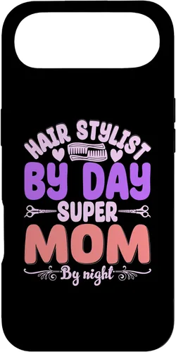 Vista 27 de Hair Stylists by Day Super Mom by Night Hair Stylist Case para iPhone 17