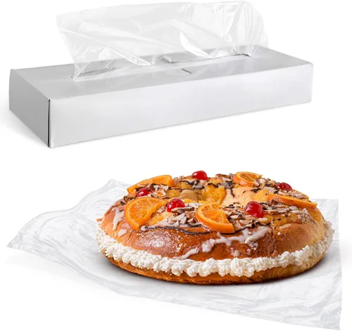 Vista 10 de Hojas de plástico transparente APQ, 12 x 10.75 pulgadas. Paquete de 10,000 envolturas para sándwiches