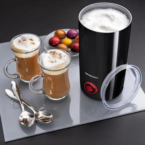 Vista 7 de Mixpresso Espumador de leche eléctrico y vaporizador de leche, espumador