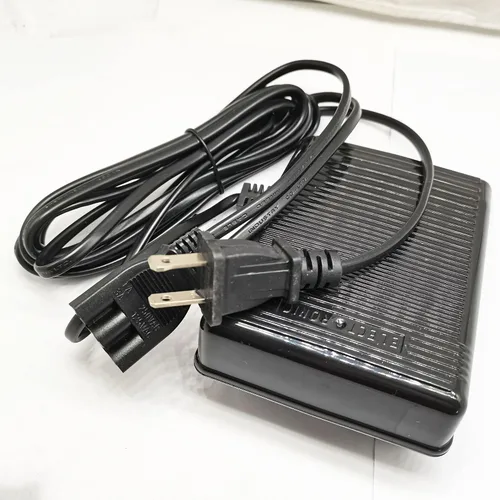 Vista 3 de HONEYSEW Pedal de control de pie y cable de alimentación para máquina de coser Singer (359102-001)