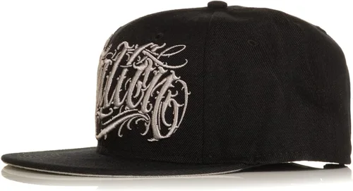 Vista 3 de Sullen Letterhead #9 El Pichi Letras Negro Edición Limitada Snapback Sombrero con estuche, Negro