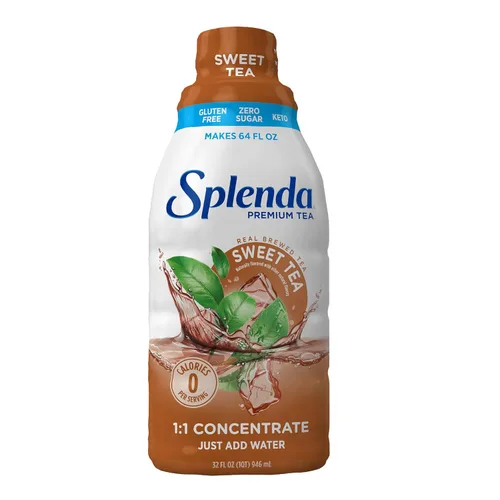 Vista 13 de SPLENDA Té de hibisco 1:1 concentrado de alta calidad, sin azúcar, sin gluten, té hecho real, 32 onzas líquidas (paquete de 2)