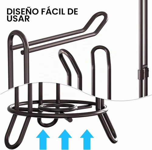 Vista 6 de Soporte para papel higiénico Bronce