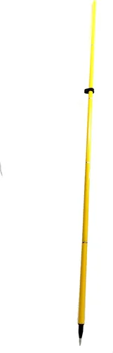 Vista 7 de Encuesta Prisma poste 2,5 M Longitud GPS poste aluminio 5 sección desmontable GPS Rod GNSS RTK Topografía
