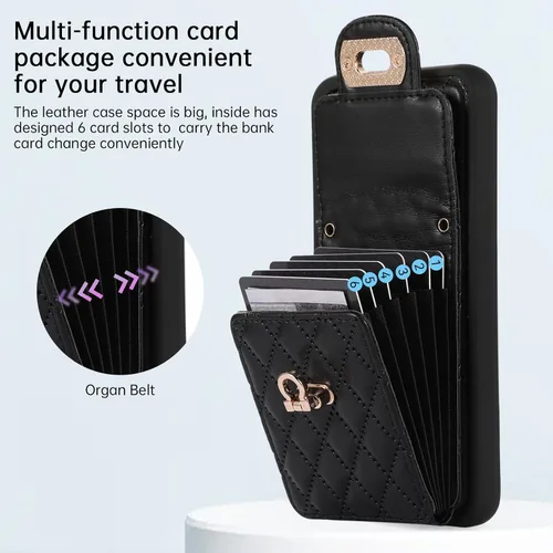 Vista 3 de XYX Wallet Case for Samsung Galaxy A54 5G, Black