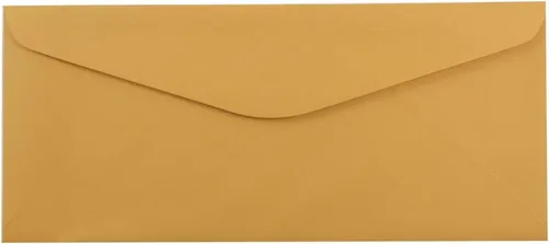 Vista 14 de JAM PAPER #10 Sobres comerciales para negocios - 4 1/8 x 9 1/2 - Marrón kraft manila - 100/paquete