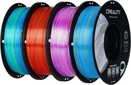 Vista 30 de Creality PLA - Filamento de impresora 3D de 1.75 mm, paquete de filamento para impresoras 3D, resistencia mejorada sin deformación, precisión